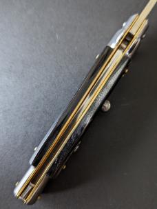 FRANK BELTRAME 23CM 9" DAGGER AUTO IN NICE BUFFALO HORN...NEW FRANK BELTRAME 23CM 9" DAGGER AUTO IN NICE BUFFALO HORN...NEW