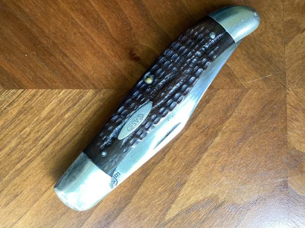 CASE TESTED XX FOLDING HUNTER GREEN BONE