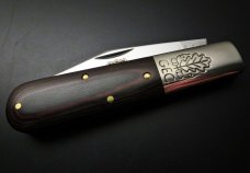 Great Eastern Cutlery #86 2-Acorn Barlow 440C Red & Black Micarta GEC 861121 Great Eastern Cutlery #86 2-Acorn Barlow 440C Red & Black Micarta GEC 861121
