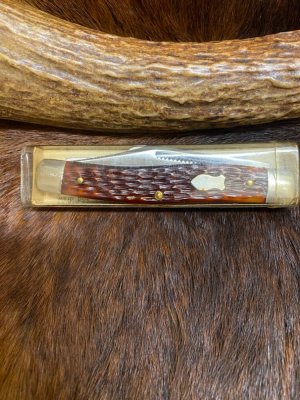 *New* Schrade-Walden N.Y. USA., 880 Kon-Kav 3 Blade Stockman Knife, Delrin Handle, 3 7/8"
