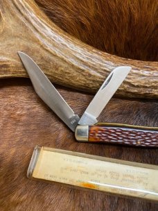 *New* Schrade-Walden N.Y. USA., 880 Kon-Kav 3 Blade Stockman Knife, Delrin Handle, 3 7/8" *New* Schrade-Walden N.Y. USA., 880 Kon-Kav 3 Blade Stockman Knife, Delrin Handle, 3 7/8"