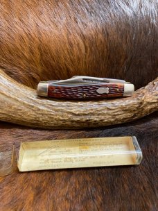 *New* Schrade-Walden N.Y. USA., 880 Kon-Kav 3 Blade Stockman Knife, Delrin Handle, 3 7/8" *New* Schrade-Walden N.Y. USA., 880 Kon-Kav 3 Blade Stockman Knife, Delrin Handle, 3 7/8"
