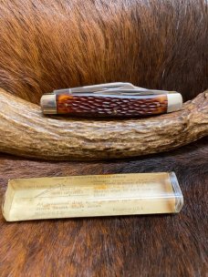*New* Schrade-Walden N.Y. USA., 880 Kon-Kav 3 Blade Stockman Knife, Delrin Handle, 3 7/8" *New* Schrade-Walden N.Y. USA., 880 Kon-Kav 3 Blade Stockman Knife, Delrin Handle, 3 7/8"