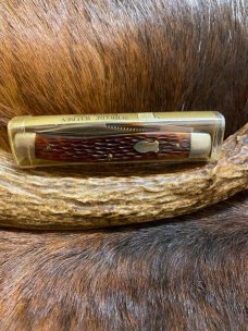 *New* Schrade-Walden N.Y. USA., 880 Kon-Kav 3 Blade Stockman Knife, Delrin Handle, 3 7/8" *New* Schrade-Walden N.Y. USA., 880 Kon-Kav 3 Blade Stockman Knife, Delrin Handle, 3 7/8"