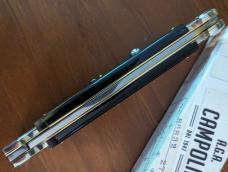 NIB 11"- 28 cm A.G.A. Campolin Maltese lockback auto, a super beautiful quality stiletto NIB 11"- 28 cm A.G.A. Campolin Maltese lockback auto, a super beautiful quality stiletto