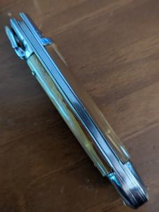 NOS 20cm/ 8" SKM BIRDHEAD LEVERLOCK BRAZILIAN HONEY HORN NOS 20cm/ 8" SKM BIRDHEAD LEVERLOCK BRAZILIAN HONEY HORN