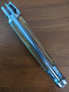 NOS 20cm/ 8" SKM BIRDHEAD LEVERLOCK BRAZILIAN HONEY HORN NOS 20cm/ 8" SKM BIRDHEAD LEVERLOCK BRAZILIAN HONEY HORN