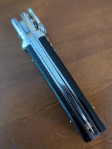 NIB AGA CAMPOLIN 6"-15CM SLIMLINE IN BRAZILIAN HORN NIB NIB AGA CAMPOLIN 6"-15CM SLIMLINE IN BRAZILIAN HORN NIB