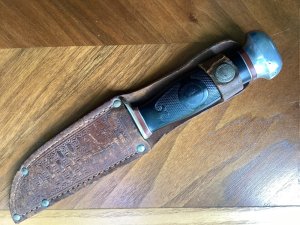 REMINGTON DUPONT RH43 WITH ORIGINAL SHEATH RARE