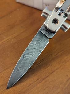 AGA CAMPOLIN DAMASCUS MINI DOMINUS IN STAG HORN NIB AGA CAMPOLIN DAMASCUS MINI DOMINUS IN STAG HORN NIB