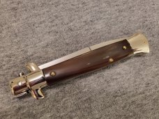 Frank Beltrame ITALIAN 9" Brazilian Horn 2023 L.E. PICKLOCK Stiletto w/Bayonet Blade 4MM Frank Beltrame ITALIAN 9" Brazilian Horn 2023 L.E. PICKLOCK Stiletto w/Bayonet Blade 4MM