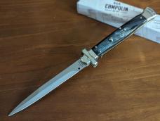 NIB 11"- 28 cm A.G.A. Campolin Brazilian Horn Maltese lockback a super beautiful quality stiletto NIB 11"- 28 cm A.G.A. Campolin Brazilian Horn Maltese lockback a super beautiful quality stiletto