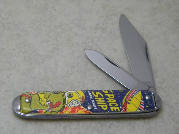 Novelty Space Ship Morse Code Jack Knife