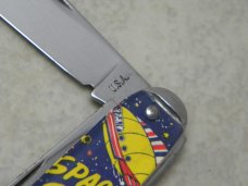 Novelty Space Ship Morse Code Jack Knife