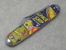 Novelty Space Ship Morse Code Jack Knife