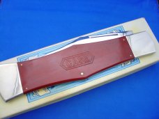 Case Classic Display Knife Antique Red Pakkawood Handles 