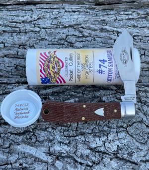 GEC TIDIOUTE ** #74 COTTON SAMPLER GOOD AS GOLD NATURAL JIG MICARTA 749123