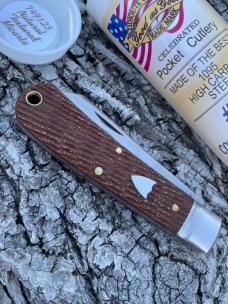 GEC TIDIOUTE ** #74 COTTON SAMPLER GOOD AS GOLD NATURAL JIG MICARTA 749123 GEC TIDIOUTE ** #74 COTTON SAMPLER GOOD AS GOLD NATURAL JIG MICARTA 749123