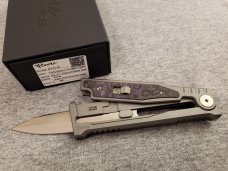 *NIB* REATE EXO-M GRAVITY OTF KNIFE w/FAT CARBON TITANIUM HANDLE *NIB* REATE EXO-M GRAVITY OTF KNIFE w/FAT CARBON TITANIUM HANDLE