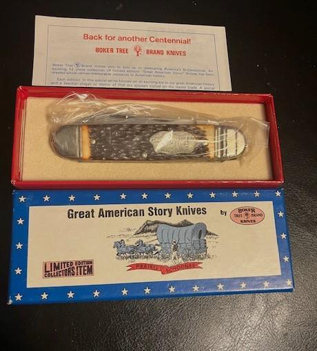 BOKER U.S.A. MINT IN BOX AND PAPER