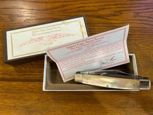 Parker Eagle Brand Limited Ed 35th Ann 5-Blade Stockman Folding Knife w/Golden Lip Pearl Scales Germ