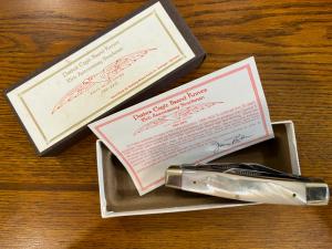Parker Eagle Brand Limited Ed 35th Ann 5-Blade Stockman Folding Knife w/AAA1 White Pearl Scales Germ