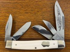 Parker Eagle Brand Limited Ed 35th Ann 5-Blade Stockman Folding Knife w/Smooth Bone Scales Germany Parker Eagle Brand Limited Ed 35th Ann 5-Blade Stockman Folding Knife w/Smooth Bone Scales Germany