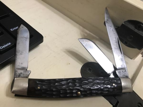 Kabar green one stockman 