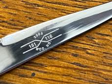 Queen Cutlery Co Schatt & Morgan Toothpick Folding Knife w/Black Lip Mother of Pearl Scales Queen Cutlery Co Schatt & Morgan Toothpick Folding Knife w/Black Lip Mother of Pearl Scales