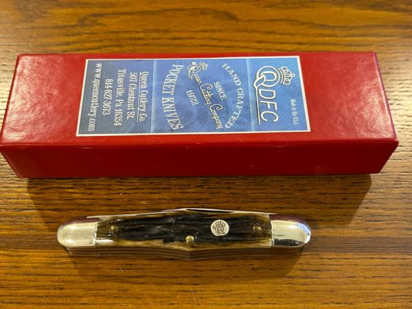 Queen Cutlery Co #48SB 3-Blade Whittler Folding Knife Queen Cutlery Co #48SB 3-Blade Whittler Folding Knife