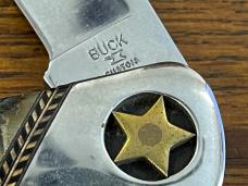 Buck Knives Texas Star 0500RHSLE-B Duke Lockback Knife SN#0150 Buck Knives Texas Star 0500RHSLE-B Duke Lockback Knife SN#0150