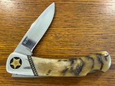 Buck Knives Texas Star 0500RHSLE-B Duke Lockback Knife SN#0150 Buck Knives Texas Star 0500RHSLE-B Duke Lockback Knife SN#0150