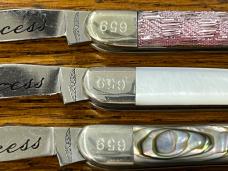 Parker "Sunday Go-To-Meetin' Knives" Limited Edition Matched 6-Toothpick Knife Set Japan SN#656 Parker "Sunday Go-To-Meetin' Knives" Limited Edition Matched 6-Toothpick Knife Set Japan SN#656