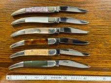 Parker "Sunday Go-To-Meetin' Knives" Limited Edition Matched 6-Toothpick Knife Set Japan SN#656 Parker "Sunday Go-To-Meetin' Knives" Limited Edition Matched 6-Toothpick Knife Set Japan SN#656