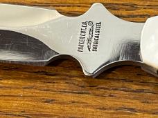 Parker Cut. Co. 8" Dagger w/Mother of Pearl Scales Japan Parker Cut. Co. 8" Dagger w/Mother of Pearl Scales Japan