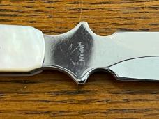 Parker Cut. Co. 8" Dagger w/Mother of Pearl Scales Japan Parker Cut. Co. 8" Dagger w/Mother of Pearl Scales Japan