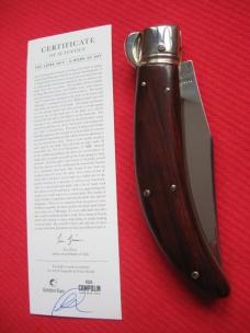 Quality Italian Unique Mechanism LEPRE Cocobolo Knife Limited Edition 2015 MANIAGO ITALY Quality Italian Unique Mechanism LEPRE Cocobolo Knife Limited Edition 2015 MANIAGO ITALY
