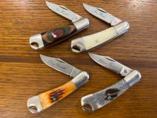 Frost Cutlery "Alamo Trappers" Limited Edition Matched 4-Knife Set SN#1596 Frost Cutlery "Alamo Trappers" Limited Edition Matched 4-Knife Set SN#1596