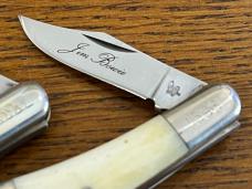 Frost Cutlery "Alamo Trappers" Limited Edition Matched 4-Knife Set SN#1596 Frost Cutlery "Alamo Trappers" Limited Edition Matched 4-Knife Set SN#1596
