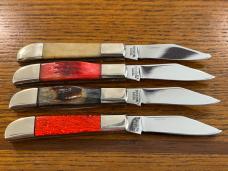 Frost Cutlery "Little Trappers" Limited Edition Matched 4-Knife Set SN#1305 Japan Frost Cutlery "Little Trappers" Limited Edition Matched 4-Knife Set SN#1305 Japan