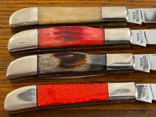 Frost Cutlery "Little Trappers" Limited Edition Matched 4-Knife Set SN#1305 Japan Frost Cutlery "Little Trappers" Limited Edition Matched 4-Knife Set SN#1305 Japan