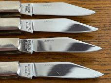 Frost Cutlery "Little Trappers" Limited Edition Matched 4-Knife Set SN#1305 Japan Frost Cutlery "Little Trappers" Limited Edition Matched 4-Knife Set SN#1305 Japan