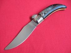 Quality Italian Unique Mechanism LEPRE Horn Knife Limited Edition 2015 MANIAGO ITALY w/Certificate