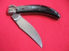 Quality Italian Unique Mechanism LEPRE Horn Knife Limited Edition 2015 MANIAGO ITALY w/Certificate Quality Italian Unique Mechanism LEPRE Horn Knife Limited Edition 2015 MANIAGO ITALY w/Certificate