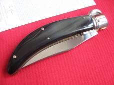 Quality Italian Unique Mechanism LEPRE Horn Knife Limited Edition 2015 MANIAGO ITALY w/Certificate Quality Italian Unique Mechanism LEPRE Horn Knife Limited Edition 2015 MANIAGO ITALY w/Certificate