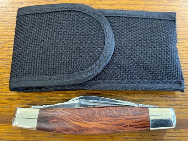 Fight'n Rooster Frank Buster Celebrated Cutlery 1989 Ltd Ed Stockman Folding Knife SN#528 Germany Fight'n Rooster Frank Buster Celebrated Cutlery 1989 Ltd Ed Stockman Folding Knife SN#528 Germany