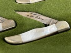 Frost Cutlery "Little Bulldog" Limited Edition Matched 4-Knife Set Japan SN#1114 Frost Cutlery "Little Bulldog" Limited Edition Matched 4-Knife Set Japan SN#1114