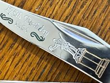 Frost Cutlery Limited David Crockett Commermorative Trapper Folding Knife SN#060 Frost Cutlery Limited David Crockett Commermorative Trapper Folding Knife SN#060
