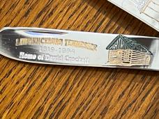 Frost Cutlery Limited David Crockett Commermorative Trapper Folding Knife SN#060 Frost Cutlery Limited David Crockett Commermorative Trapper Folding Knife SN#060