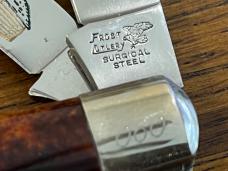 Frost Cutlery Limited David Crockett Commermorative Trapper Folding Knife SN#060 Frost Cutlery Limited David Crockett Commermorative Trapper Folding Knife SN#060